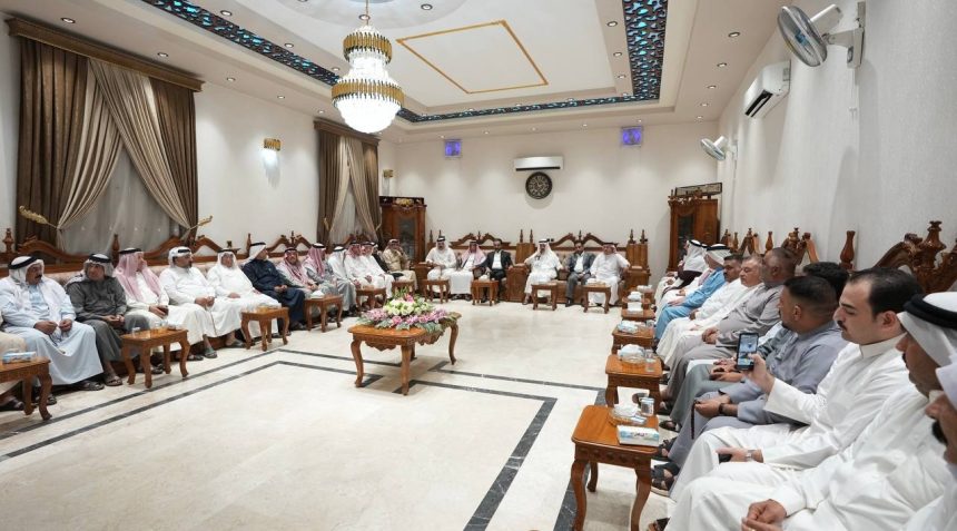 الرئيس الحلبوسي يزور عدداً من المضايف في قضاء الضلوعية لدعم مرشَّحي حزب "تقدم"