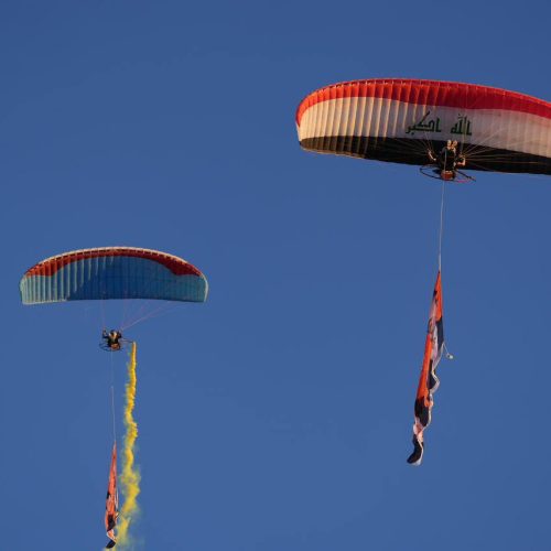 الرئيس الحلبوسي يحضر تجمّعاً جماهيرياً لمرشح "تقدم" الشيخ هيبت الحلبوسي في الفلوجة