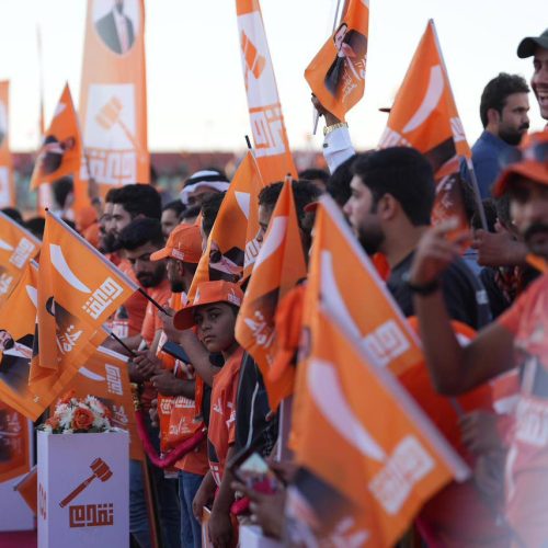 الرئيس الحلبوسي يحضر تجمّعاً جماهيرياً لمرشح "تقدم" الشيخ هيبت الحلبوسي في الفلوجة