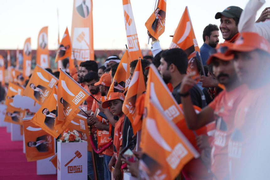 الرئيس الحلبوسي يحضر تجمّعاً جماهيرياً لمرشح "تقدم" الشيخ هيبت الحلبوسي في الفلوجة