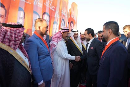 الرئيس الحلبوسي يحضر تجمّعاً جماهيرياً لمرشَّح "تقدم" رعد عباس الدليمي في التاجي