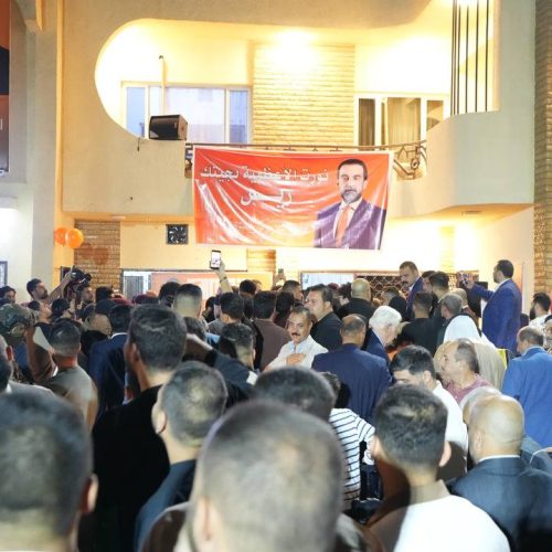 الرئيس الحلبوسي يزور عدداً من مرشَّحي "تقدم" في مناطق مختلفة بالعاصمة بغداد