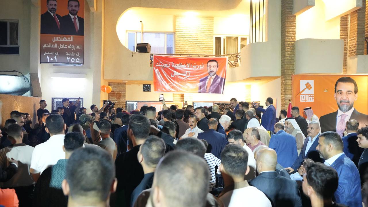 الرئيس الحلبوسي يزور عدداً من مرشَّحي "تقدم" في مناطق مختلفة بالعاصمة بغداد