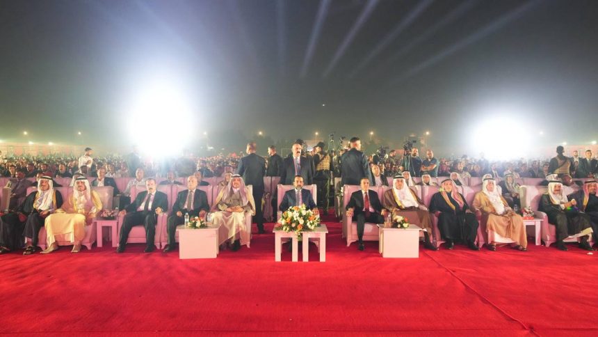 الرئيس الحلبوسي يحضر تجمّعاً جماهيرياً لمرشَّح "تقدم" أحمد المشهداني في الطارمية