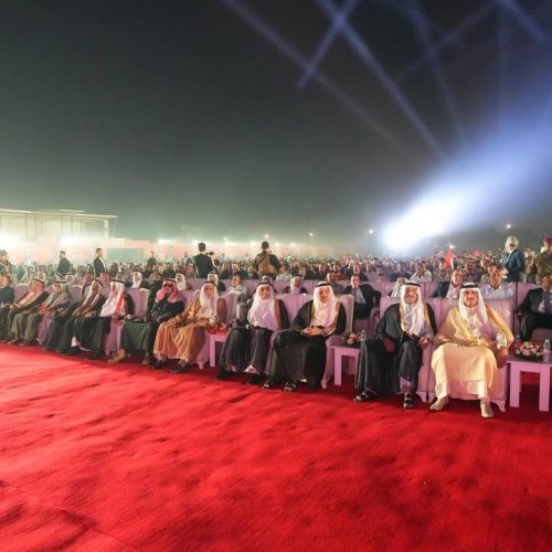 الرئيس الحلبوسي يحضر تجمّعاً جماهيرياً لمرشَّح "تقدم" أحمد المشهداني في الطارمية