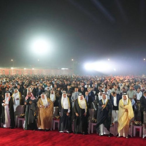 الرئيس الحلبوسي يحضر تجمّعاً جماهيرياً لمرشَّح "تقدم" أحمد المشهداني في الطارمية