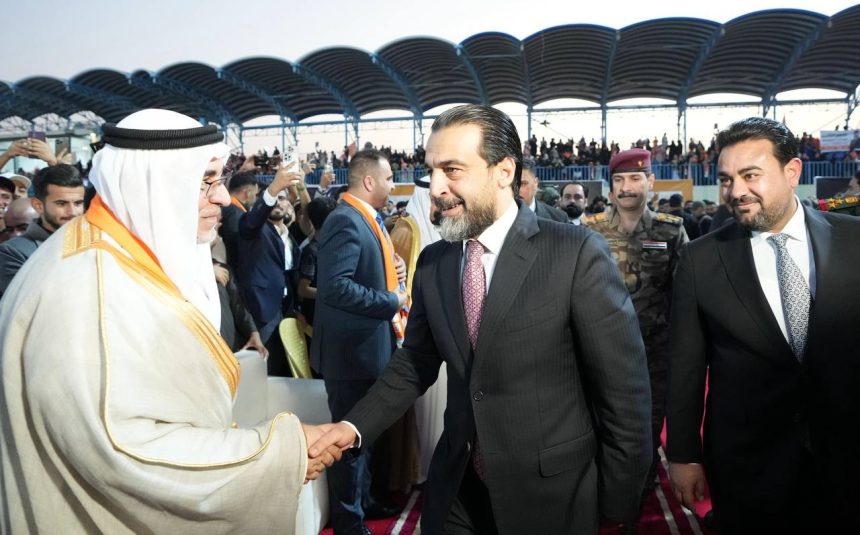 الرئيس الحلبوسي يحضر تجمّعاً في الرمادي لدعم مرشَّح "تقدم" عمر مشعان دبوس