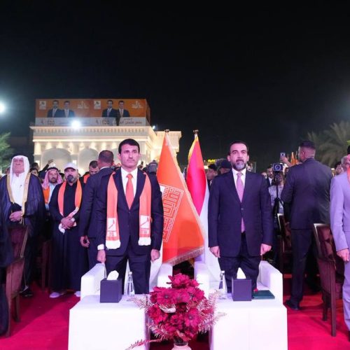 الرئيس الحلبوسي يحضر تجمّعاً في مدينة الرمادي  لدعم مرشَّح "تقدم" ماهر عثمان الحسن