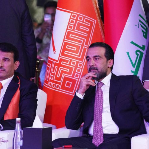 الرئيس الحلبوسي يحضر تجمّعاً في مدينة الرمادي  لدعم مرشَّح "تقدم" ماهر عثمان الحسن