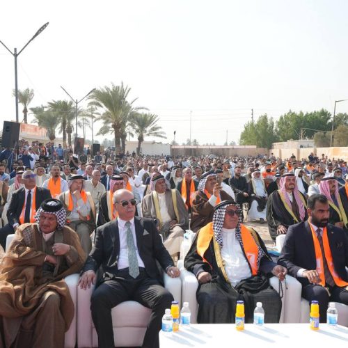 رئيس حزب تقدم الرئيس محمد الحلبوسي يجري جولةً في قضاء المدائن ويدعو للمشاركة الفاعلة بيوم الاقتراع