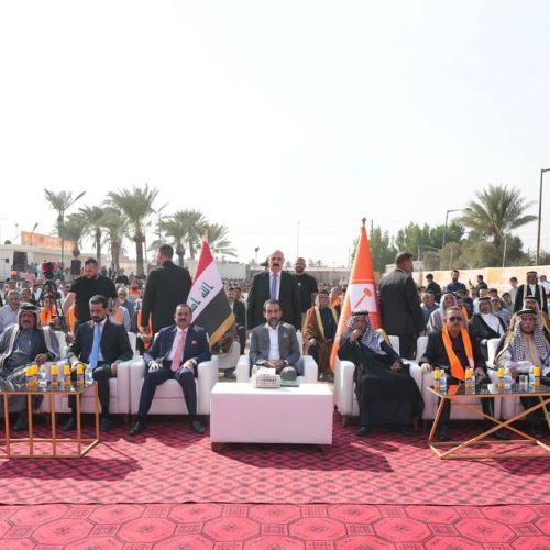 رئيس حزب تقدم الرئيس محمد الحلبوسي يجري جولةً في قضاء المدائن ويدعو للمشاركة الفاعلة بيوم الاقتراع