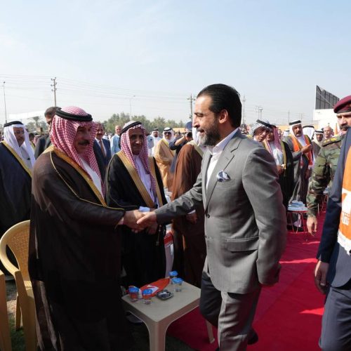 رئيس حزب تقدم الرئيس محمد الحلبوسي يجري جولةً في قضاء المدائن ويدعو للمشاركة الفاعلة بيوم الاقتراع