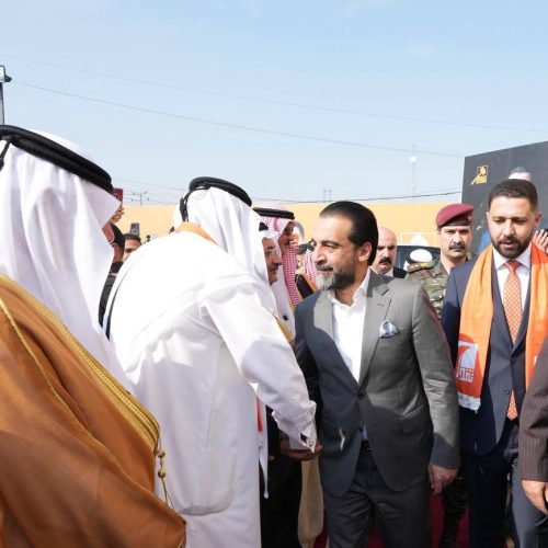 رئيس حزب تقدم الرئيس محمد الحلبوسي يجري جولةً في قضاء المدائن ويدعو للمشاركة الفاعلة بيوم الاقتراع