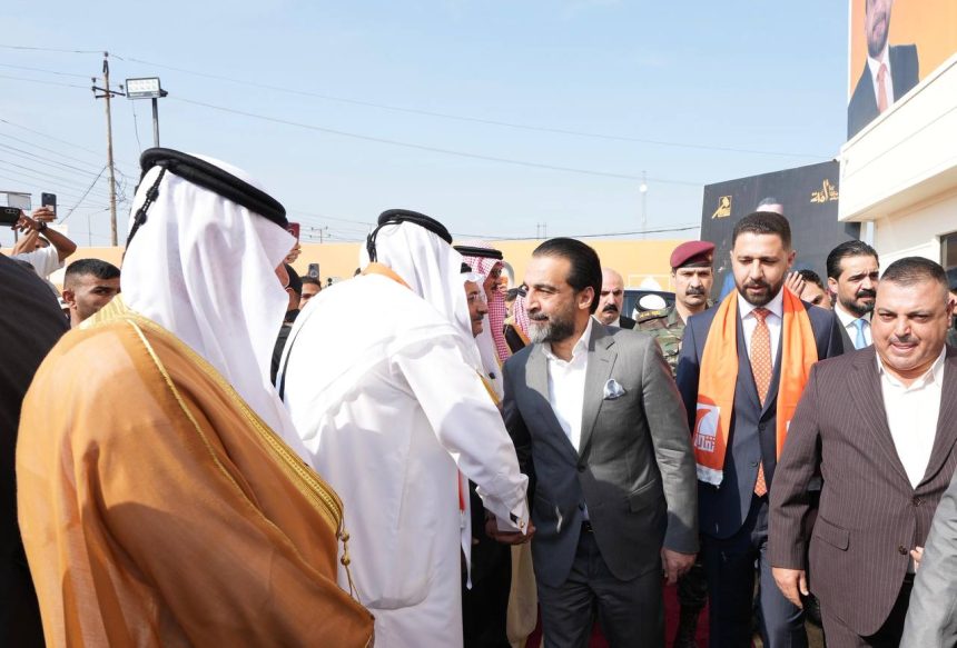 رئيس حزب تقدم الرئيس محمد الحلبوسي يجري جولةً في قضاء المدائن ويدعو للمشاركة الفاعلة بيوم الاقتراع