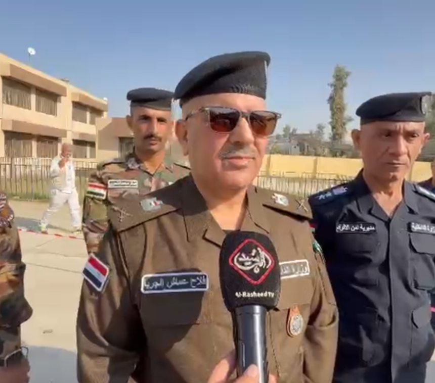 قائد شرطة نينوى للرشيد: الاقتراع الخاص يسير بانسيابية ولا توجد أي خروقات أو معوقات