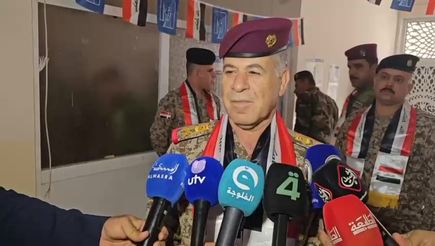 قائد عمليات كركوك: الاقتراع الخاص يسير بانسيابية وقسمنا المنتسبين على وجبات للمشاركة بالتصويت