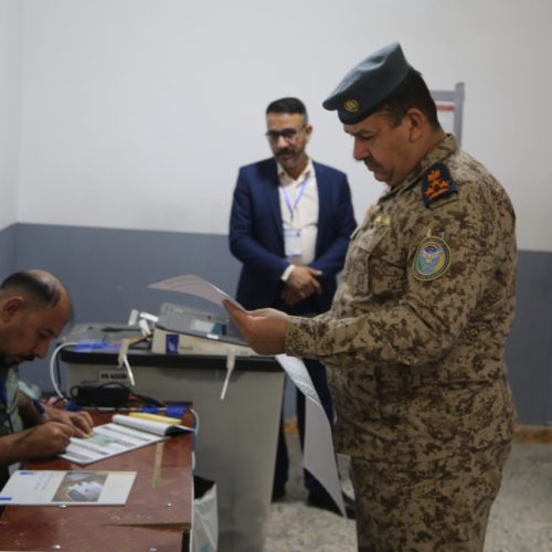 مفوضية الانتخابات تعلن التقرير النهائي للتصويت الخاص