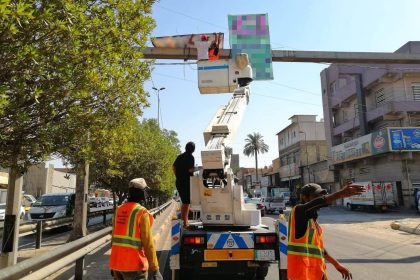 امانة بغداد: حملة لازالة لوحات الدعاية الانتخابية للمرشحين عقب انتهاء التصويت العام