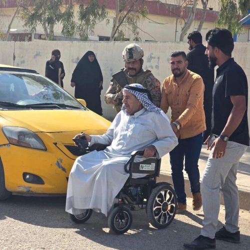 بالصور.. فزعة وطن من كبار السن في كركوك للإدلاء بأصواتهم بالانتخابات النيابية