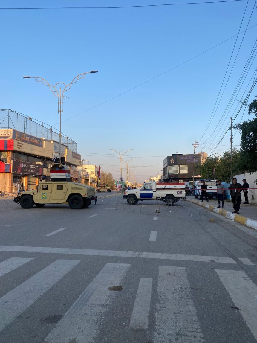 شرطة صلاح الدين تدعو لعدم اطلاق النار أو الإخلال بالنظام العام عقب اعلان نتائج الانتخابات