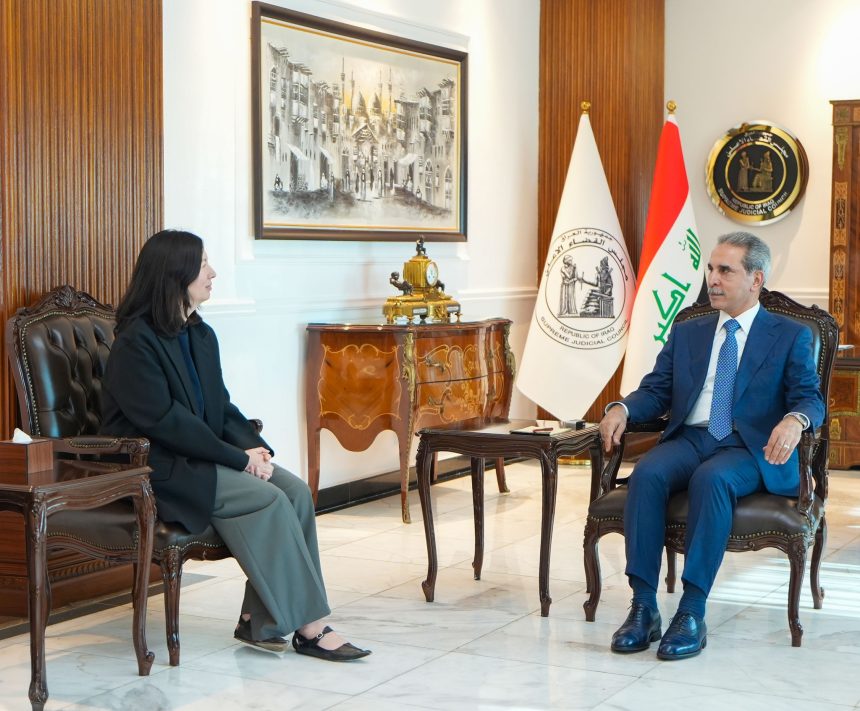 رئيس مجلس القضاء الأعلى يقدم شرحاً مفصلاً لوفد أممي عن دور القضاء بانتخابات مجلس النواب