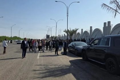 بالصور.. بدء توافد الجماهير العراقية الى ملعب البصرة الدولي