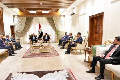 الرئيس الحلبوسي يبحث مع وفد الاتحاد الوطني أهمّية الإسراع بحسم الاستحقاقات الدستورية