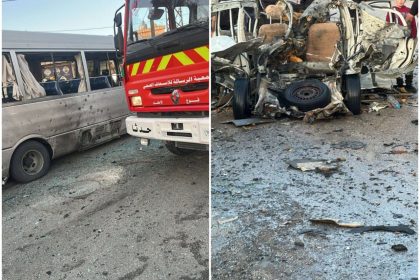 الصحة اللبنانية: استشهاد شخص وإصابة 11 آخرين في استهداف سيارة في الطيري جنوبي لبنان