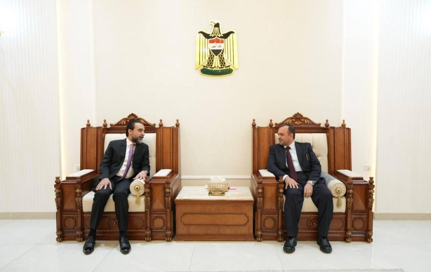 الرئيس الحلبوسي ورئيس تحالف النهج الوطني يؤكدان اهمية الإسراع بحسم الاستحقاقات الدستورية