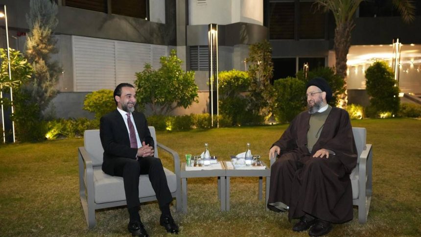 الرئيس الحلبوسي والسيد الحكيم يؤكدان ضرورة الإسراع في تشكيل الحكومة المقبلة