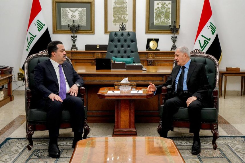 رئيسا الجمهورية والوزراء يبحثان الحوارات الجارية بين الكتل السياسية من أجل تشكيل الحكومة