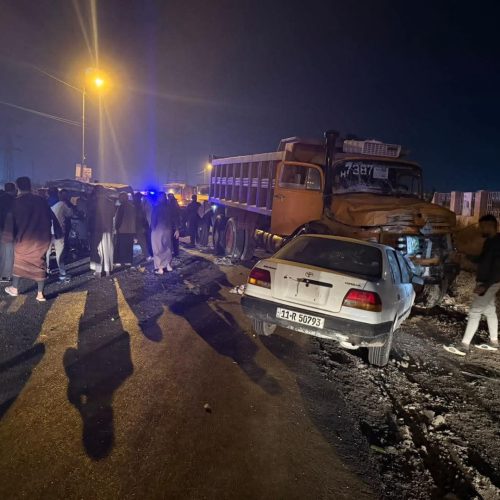 مصرع 3 أشخاص وإصابة 7 آخرين نتيجة حادث سير مروع في منطقة سبع البور ببغداد