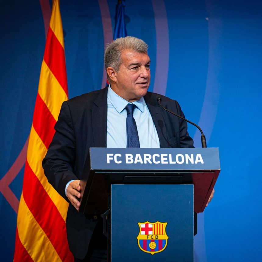 لابورتا يهاجم ريال مدريد وبيريز: "لديهم هوس ببرشلونة وسيطرتنا تزعجهم"