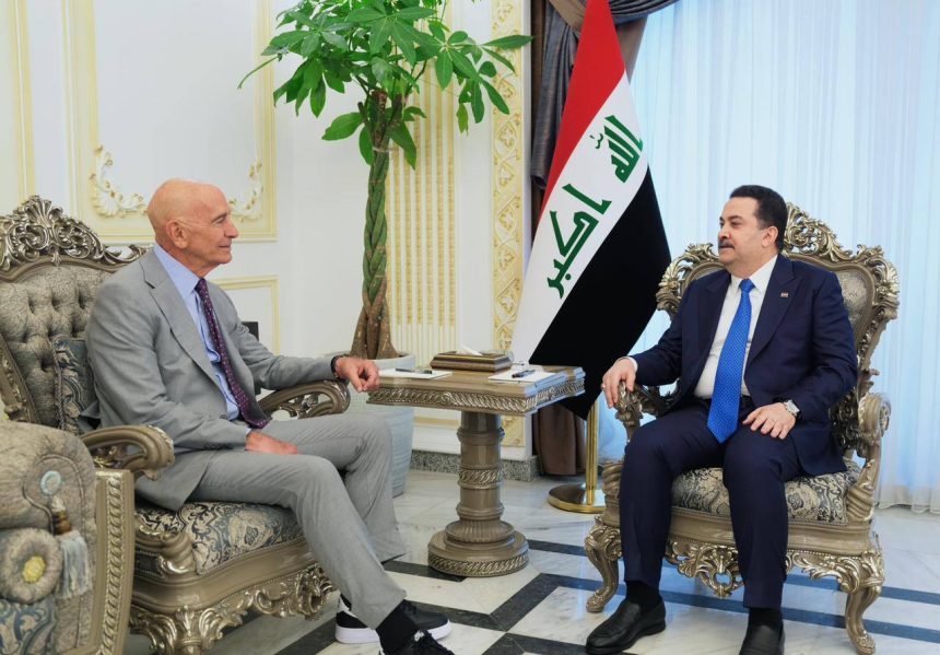 السوداني ومبعوث ترامب الى سوريا يبحثان سبل مواصلة دعم العراق لاستقرارها وأمنها