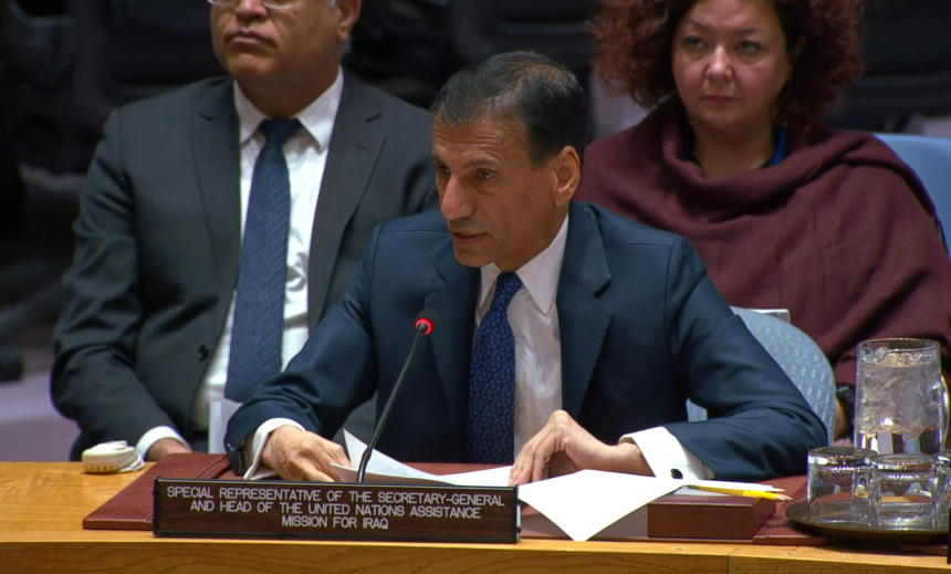 الحسّان امام مجلس الامن: اتوقع تشكيل الحكومة العراقية الجديدة دون تأخير