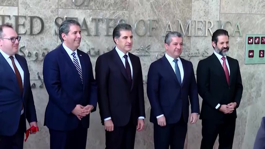 نائب وزير الخارجية الامريكي يفتتح قنصلية الولايات المتحدة في اربيل