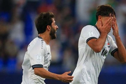 انتهاء الشوط الاول بين العراق والسودان في كأس العرب بالتعادل السلبي