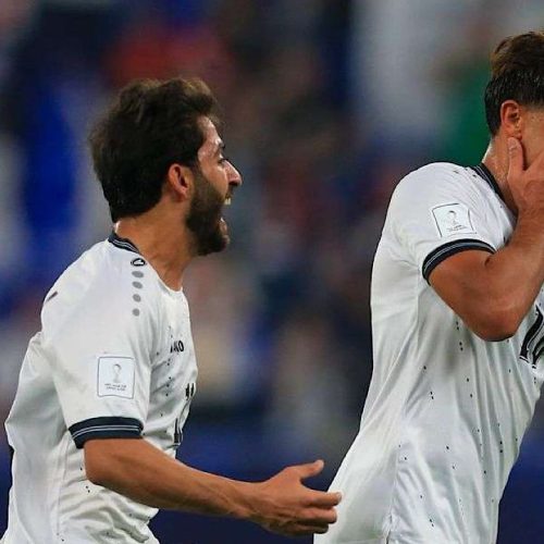 انتهاء الشوط الاول بين العراق والسودان في كأس العرب بالتعادل السلبي