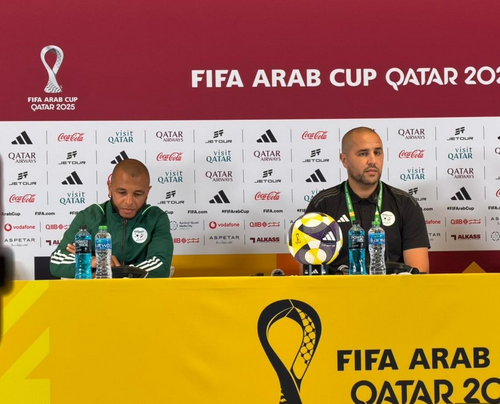 مدرب الجزائر: منتخب العراق يلعب بشجاعة وهدفنا التأهل إلى الدور المقبل