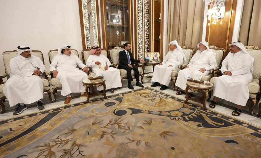 الرئيس الحلبوسي يبحث مع رئيس مجلس الشورى القطري في الدوحة العلاقات الثنائية بين البلدين