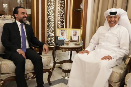 الرئيس الحلبوسي ورئيس مجلس الشورى القطري يؤكدان أهمية تنسيق المواقف في المحافل الدولية