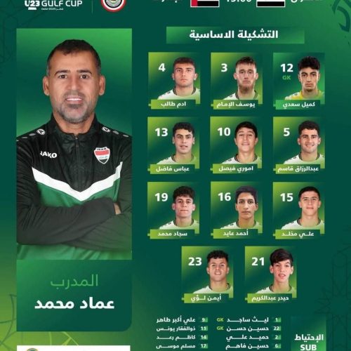 عماد محمد يعلن تشكيلة المنتخب الأولمبي لمواجهة الإمارات