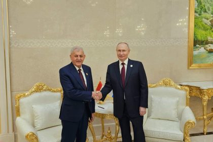 رئيس الجمهورية لبوتين: أهمية استئناف جلسات الحوار والتشاور السياسية لمتابعة تنفيذ الاتفاقيات بين البلدين