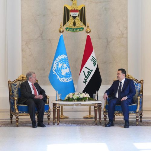 غوتيريش: مستمرون بدعم العراق من خلال أطر تعاون جديدة تتناسب مع المرحلة المقبلة