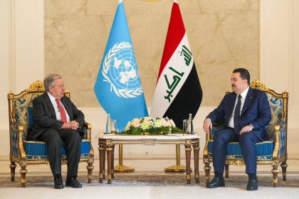 غوتيريش: العراق أصبح أكثر تطوراً وأماناً والأمم المتحدة ستواصل مشاريعها في هذا البلد