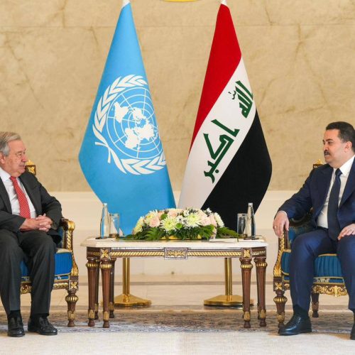 غوتيريش: العراق أصبح أكثر تطوراً وأماناً والأمم المتحدة ستواصل مشاريعها في هذا البلد