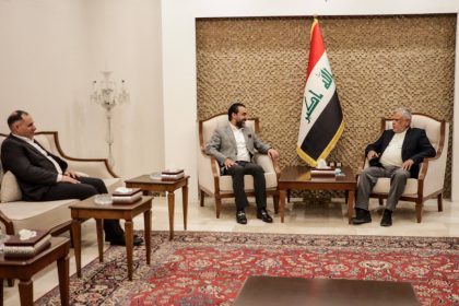 الرئيس الحلبوسي والعامري يناقشان آخر التطورات ومشاورات تشكيل الحكومة