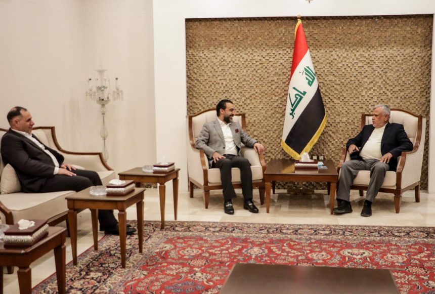 الرئيس الحلبوسي والعامري يناقشان آخر التطورات ومشاورات تشكيل الحكومة