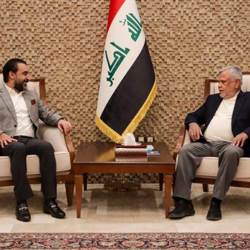 الرئيس الحلبوسي والعامري يؤكدان على دعم استقرار العملية السياسية وتلبية تطلعات المواطنين