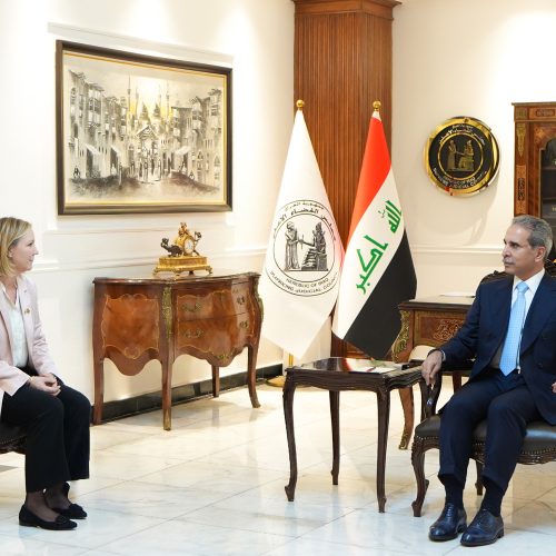 رئيس مجلس القضاء الأعلى يبحث مع وفد من العدل السويدية قضايا الجرائم العابرة للحدود